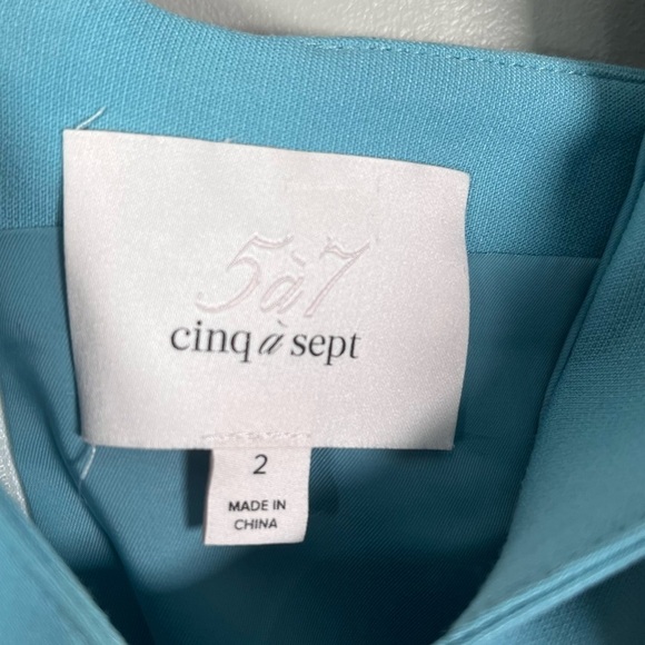 Cinq à Sept Ara Dress - Light Blue - Picture 3 of 6